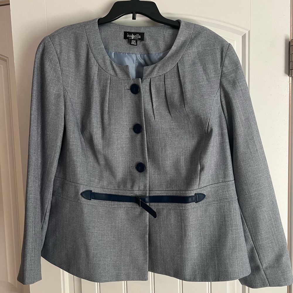 NWT light blue dress suit jacket. 20W